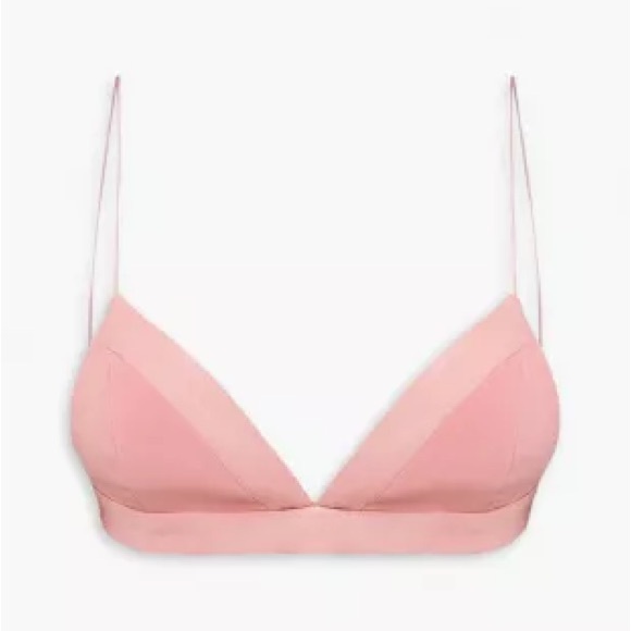 Alex Perry Blush Satin Bralette - Picture 3 of 8
